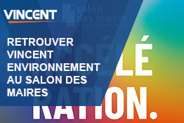 VINCENT ENVIRONNEMENT sera présent au salon des maires
